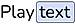 Playtext logo