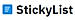 StickyList logo