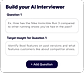 AI interviewer