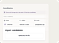 Manage Candidates