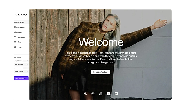 Fully customize your storefront branding and design