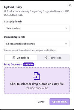Upload Essay