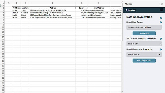 Data Anonymization