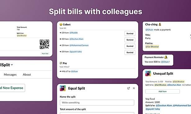 Split Bills with Colleagues