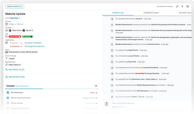 The modern way to manage projects.