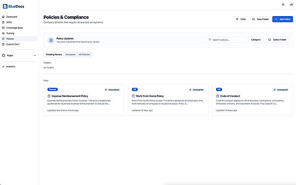 Policies and Compliance