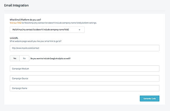 Tracking Email