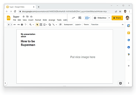 Super-Google Slides