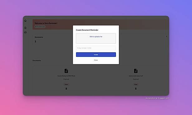Create Document Reminder