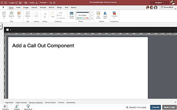 Add a Call Out Component