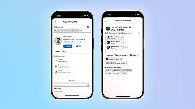 CRM on cell phone