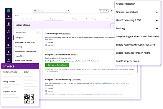 Finance Integrations