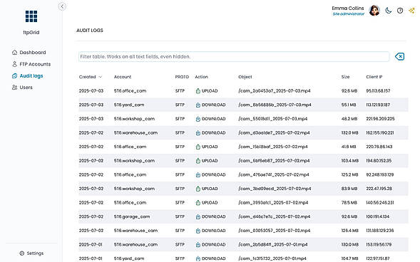 Audit Logs