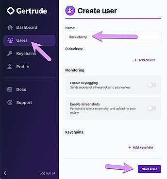 Create User