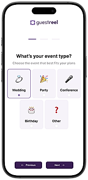 Easily set up your event