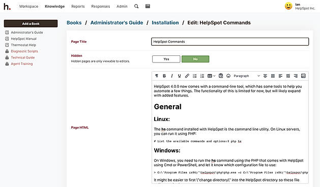 Knowledge Base and Self Service