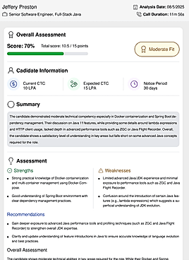 Overall Assessment
