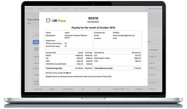 Automated Payslip Management