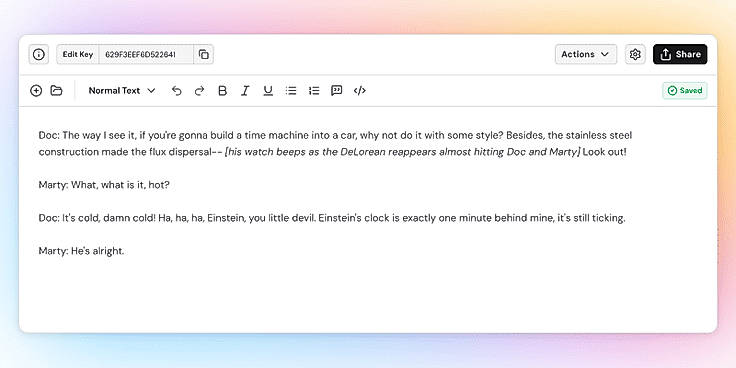 Simple Text Editor