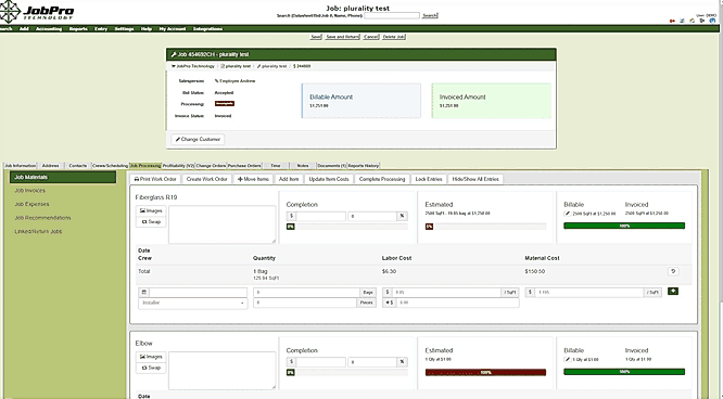 Invoicing