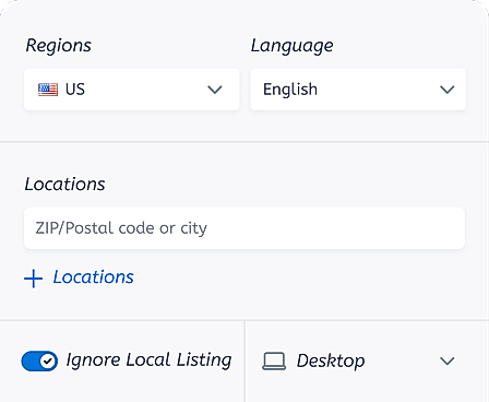 Local Keyword Tracking