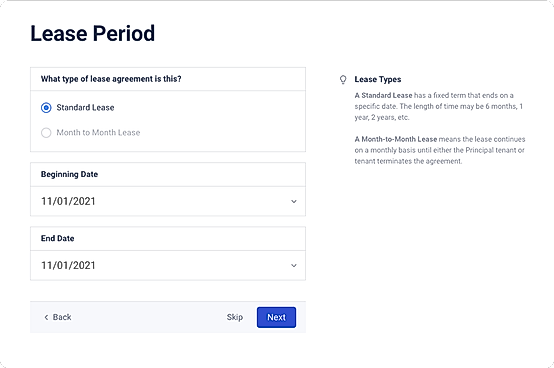 Lease Period