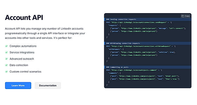 Account API
