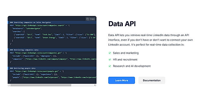 Data API