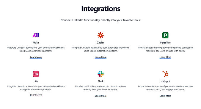 Integrations