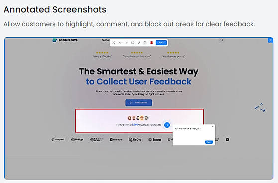 Annotated Screenshots