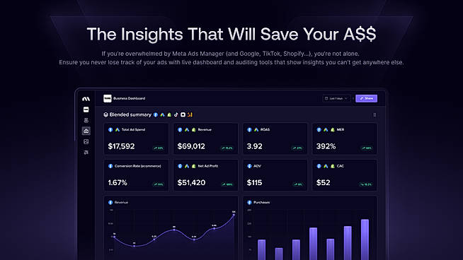 Madgicx Business Dashboard