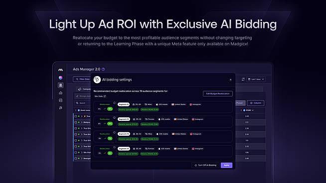 Madgicx AI Bidding