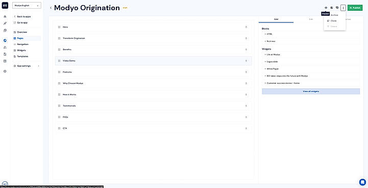 Modyo Origination