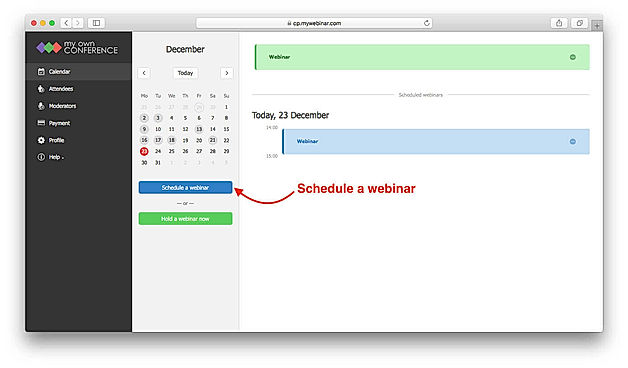 How to Create and Schedule a Webinar
