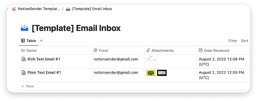 Email Inbox
