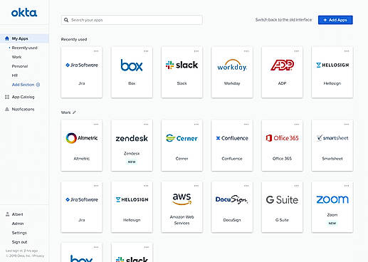 Okta - App List