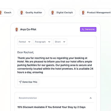 Streamline Operations with Arya’s AI