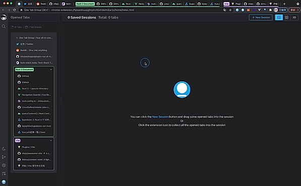 Save/Restore Tabs
