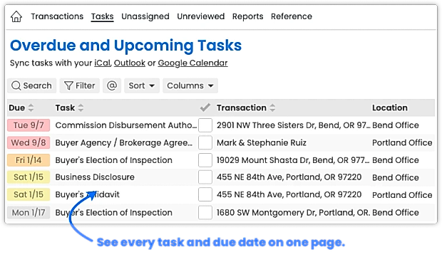 Tasks