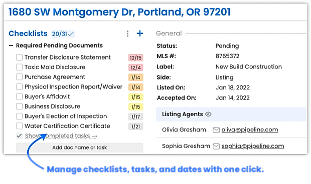 Checklists