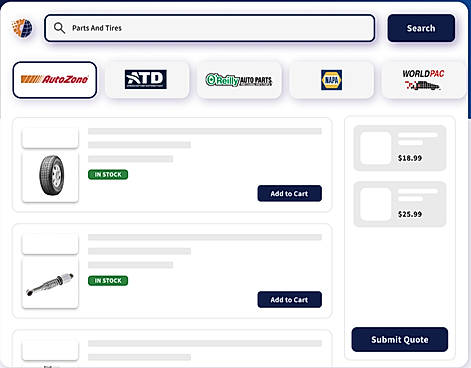 Parts and Tire Search