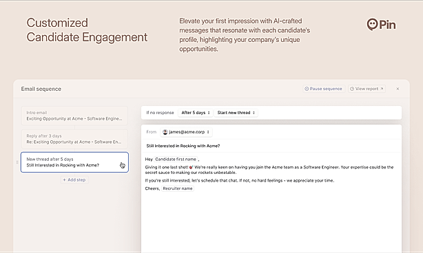 Customized Candidate Engagement
