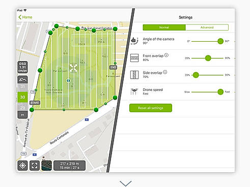 Adjust your drone flight plan and parameters