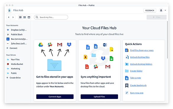 Publist screenshot