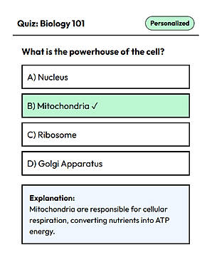 AI-Generated Quizzes