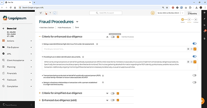 Fraud Procedures
