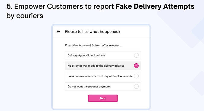 Fake Delivery Attempt