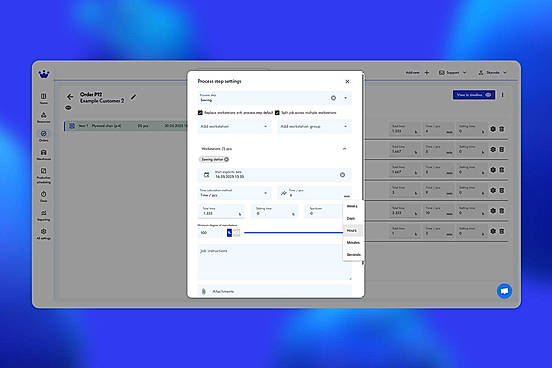 Process Steps Settings