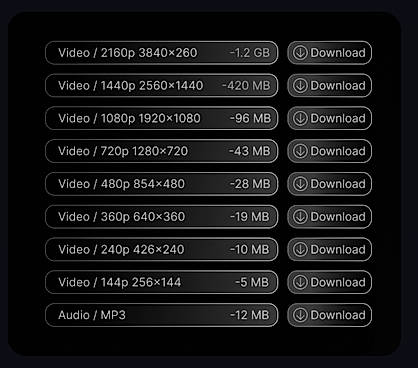 Video Download Option