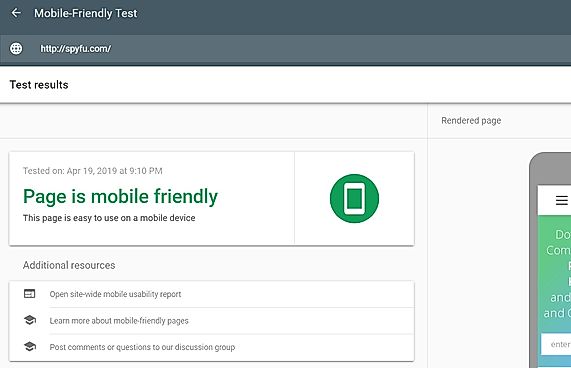 Test Your Mobile-Friendliness